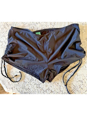 Womens Plus Size Black Bathing Suit Bottoms by Collections by Catalina, Sz 2X